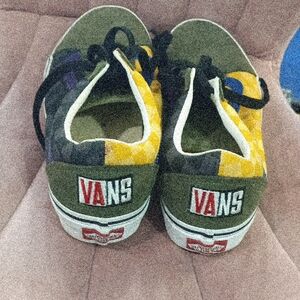 Unisex Vans Multicolor Checkered Sneakers